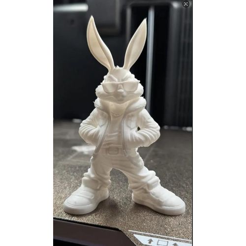 Cool Bugs Bunny Action Figure - Modern Streetwear Rabbit Figurine for Home, Office Desk & Gaming Decor
