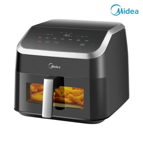 Wide Max Series Digital Air Fryer 9L 2200W Black with Touch Control, HeatXpress Even Cooking & Smart Preset Programs – MF-CY85WK