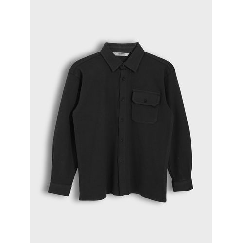 Dobby Fabric Boy's Shirt