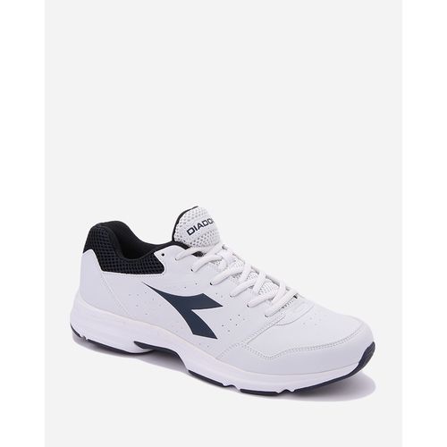 Shape 6 U Sneakers - White & Navy Blue - (375)