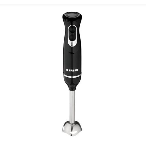 Electric Hand Blender, 600W, 2 Speeds, Stainless Steel Blades - Black - HB-600N