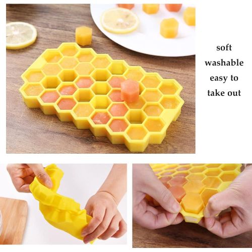 Beehive Silicone Ice Mold & Cover - 1Pc