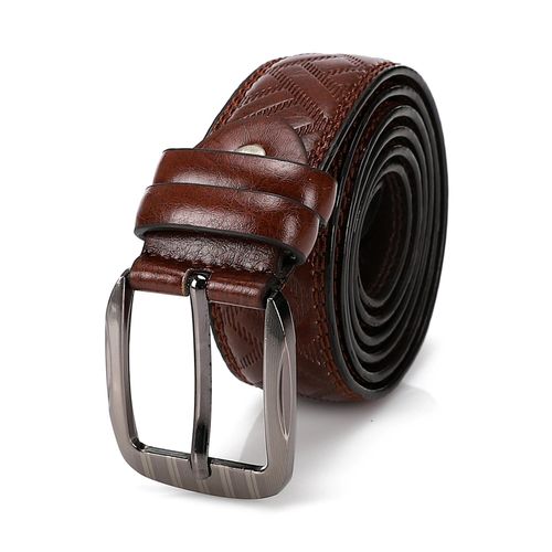 Leather Belt for Men, Classic & Semi-Casual, Brown