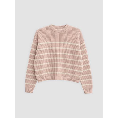 Striped Girl's Knitwear Sweater