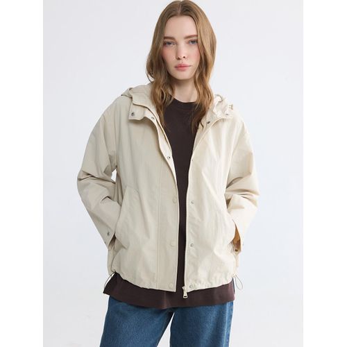 Hooded Oversize Women's Raincoat