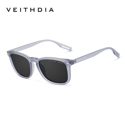 Vintage Polarized Sunglasses UV400 Protection New Style Fashion Sunglasses Blue Frame with Grey Lenses for Men And Women