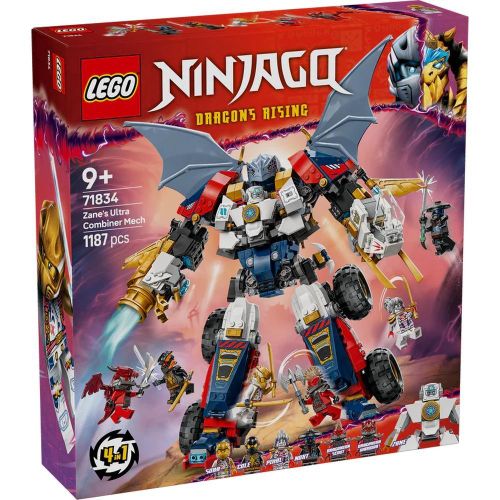 Ninjago Zane's Ultra Combiner Mech 1187 Pieces - 71834
