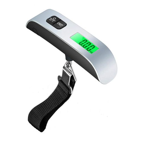 Luggage Scale, Portable Digital Hanging Baggage Scale for Travel, Suitcase Weight Scale 50 KG,Silver(Home Use only)