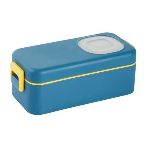 550ml Lunch Box with Sauce Container & Cutlery Set – Portable Food Storage Box for School, Office & Travel