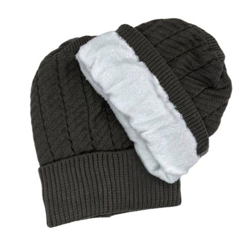 قبعة مبطنة للثلج للرجال والنساء، قابلة للتمدد، مع مادة خارجية دافئة مثالية لفصل الشتاء