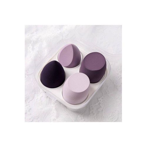Pack Of 4 Egg Blending Sponge With Case Multicolour