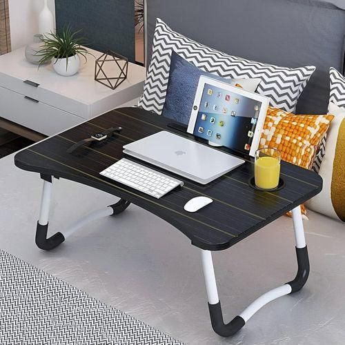Foldable laptop table, multi-functional laptop stand, lightweight study table, reading table, lazy bed, sofa