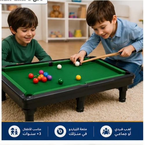 Five in One Kids Snooker Pool Table Set with Board Games