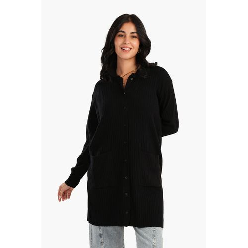 Button Front Knitted Cardigan