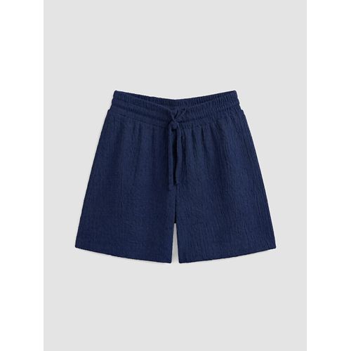 Elastic Waist And Adjustable Drawstring Women's Shorts