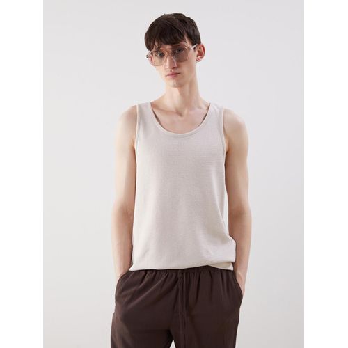 Crew Neck Men's Sleeveless T-Shirt