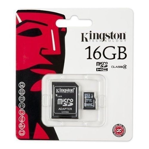 Buy Kingston 16 GB Micro SD HC Flash Card With SD Adapter in Egypt