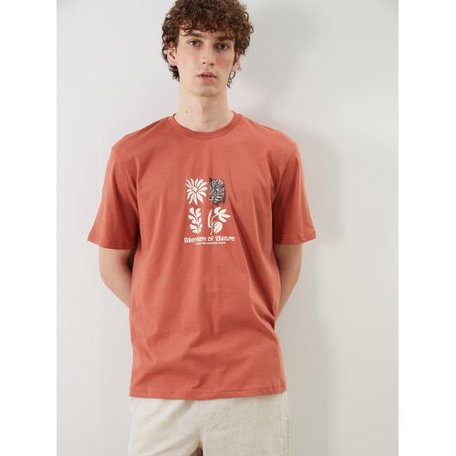 Crew Neck Printed Jersey Men's T-Shirt