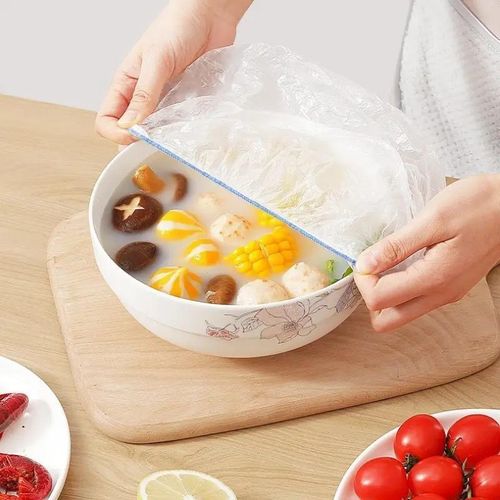 Disposable Fresh Keep Bags - Flexible Food Storage Lids for Airtight Protection 100PCS