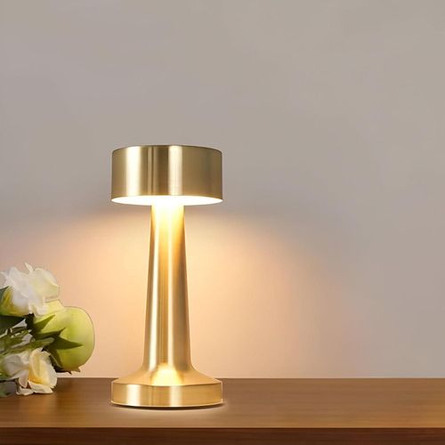 Touch Control Lamp - Modern LED Desk Light with Sensor Technology, Eye-Caring Brightness Settings, USB Rechargeable, Great for Relaxing Environments or Kids' Rooms