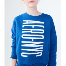 Girls Fleece Sweat Shirt - Cobalt