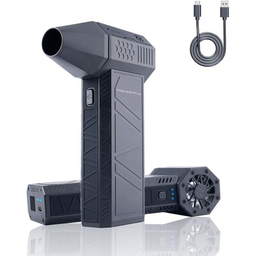 Portable mini car air blower for dust cleaning three speeds 130000 RPM rechargeable with detachable nozzle and boosted airflow at speeds of 145 to 160 kmh