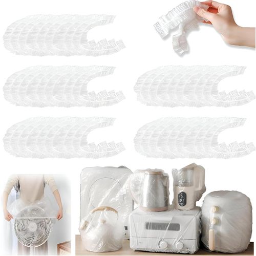 Dust Cover Sets - 30 Disposable Thick Plastic Covers Made for Kitchen Appliances Like Air Fryers, Blenders, Ovens, Coffee Makers, Pressure Cookers, and Instant Pots