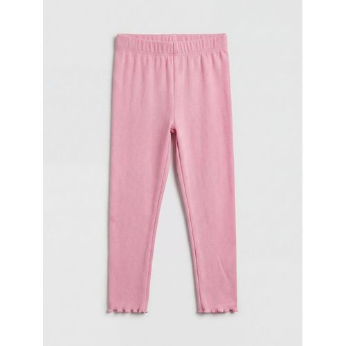 Ruffled Hem Super Skinny Fit Girls Leggings