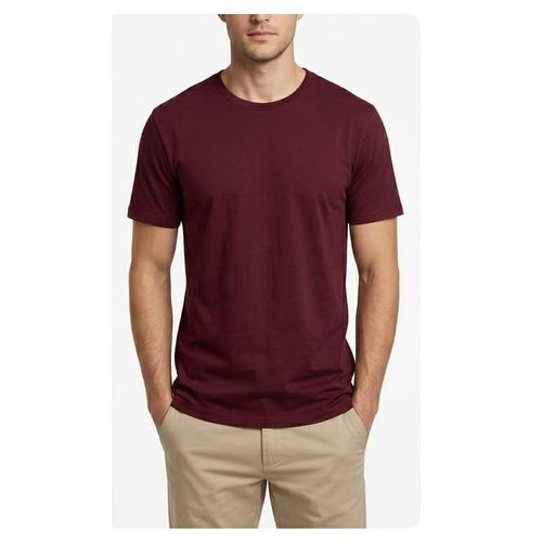 Premium 100 Cotton Tee Classic Maroon Edition