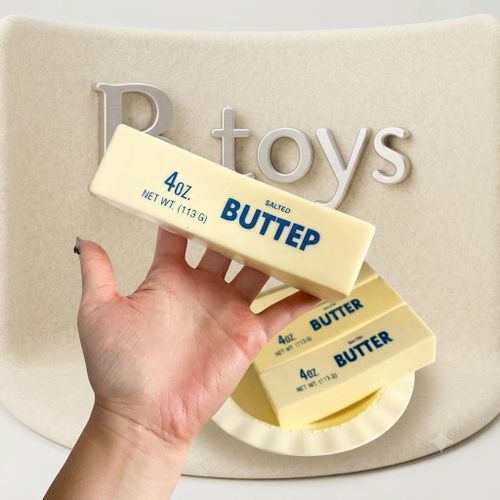 Butter-Shaped Sticky Notes / Memo Pad