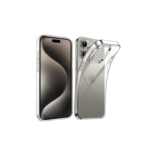 Clear Case Ultra Thin Transparent Silicone Gel Case Cover For iPhone 15 Pro Max (Clear)