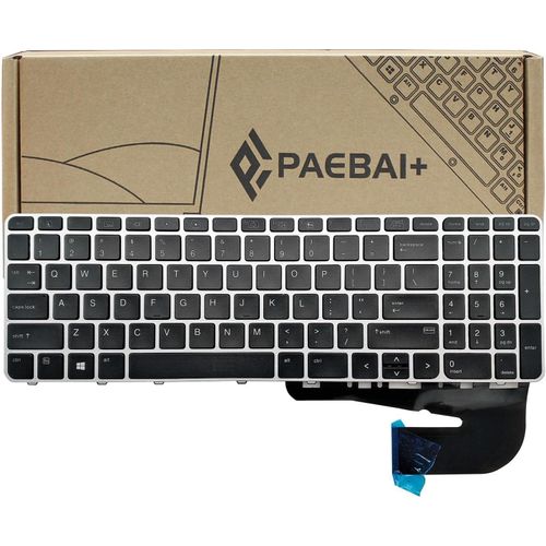 Replacement Laptop Keyboard Backlit Compatible with HP EliteBook 850G3 Silver Frame English & arabic