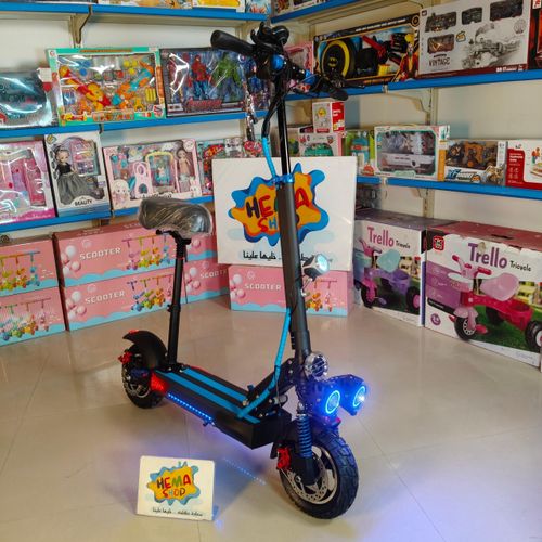 WINNER SKY Electric scooter, blue color, suitable for any weight of 70 kilograms