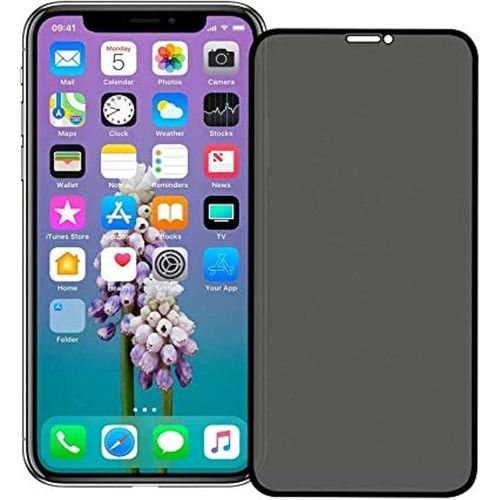 Privacy Screen Protector with Black Edges for 16 Pro Max – Anti-Spy Full Coverage Tempered