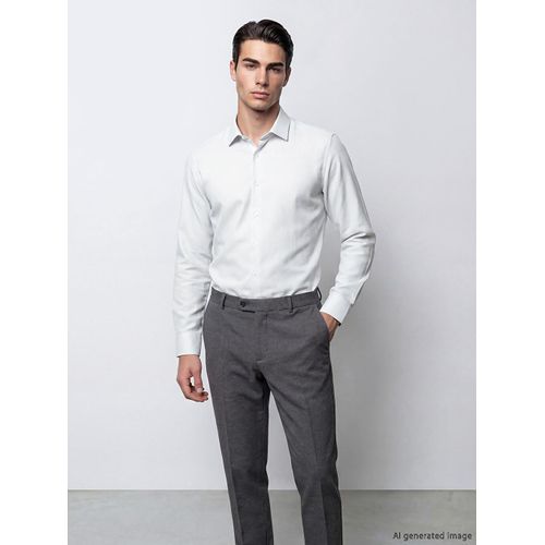 Slim Fit Dobby Men's Shirt