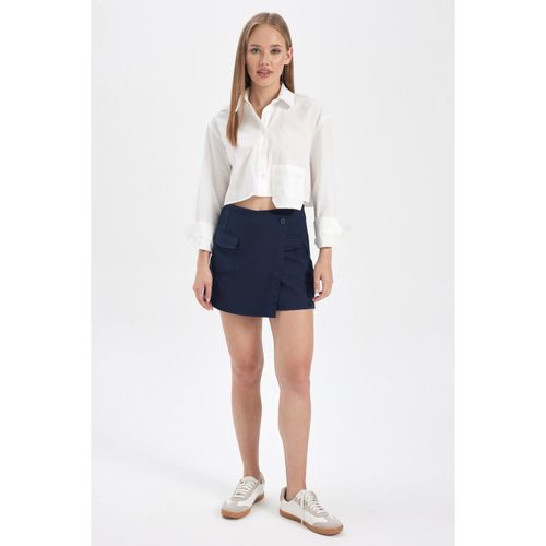 Woman Young Woven Bottom - Navy