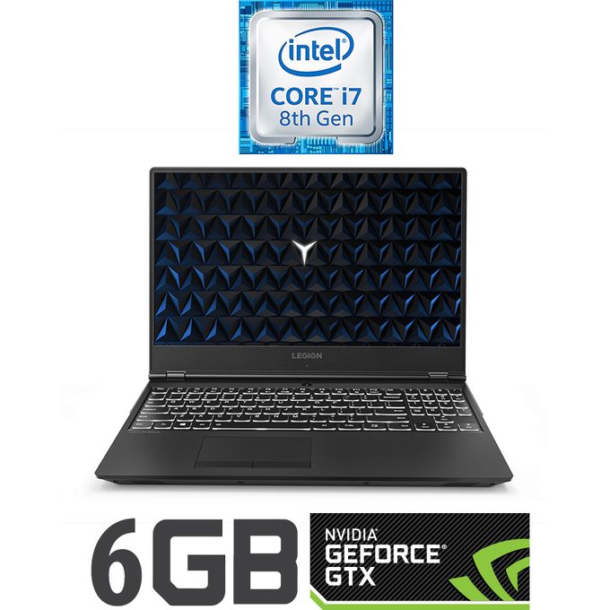 Lenovo Legion Y530-15ICH Gaming Laptop - Intel Core I7 - 16GB RAM - 512GB SSD - 15.6-inch FHD - 6GB GPU - DOS - Black