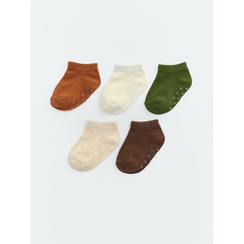 Non-Slip Sole Baby Boy's Slipper Socks 5 Pack