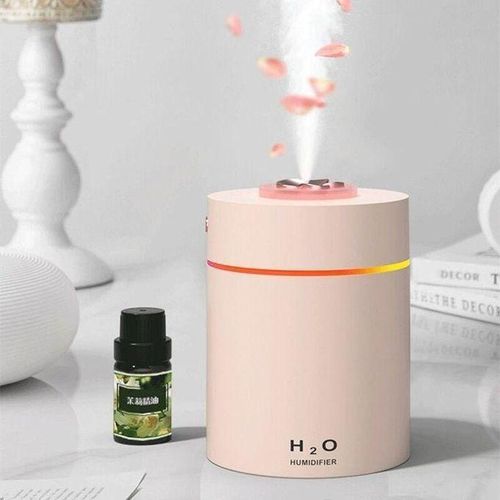 H2O Air Humidifier with LED Light - Mini Room and Office Humidifier - Compatible with Essential Oils