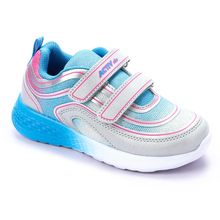 Girls Glittery Colorful Velcro Sneakers - Multicolour