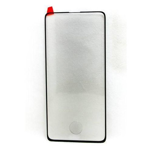 واقي شاشة زجاجي 5D منحني بالكامل لهاتف سامسونج جالاكسي S10 بلس - أسود