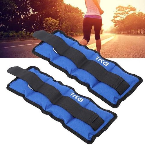 1KG Ankle & Wrist Weights Set (Pair – 2 Pieces) – Adjustable Comfortable Design for Fitness & Running