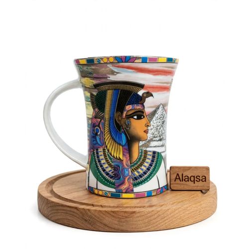 pharaonic Flower mug ancient Egyptian souvenirs gifts for women and men from Egypt (300 MM)