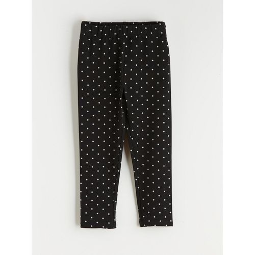 Girl's Polka Dot Leggings With Elasticated Waist