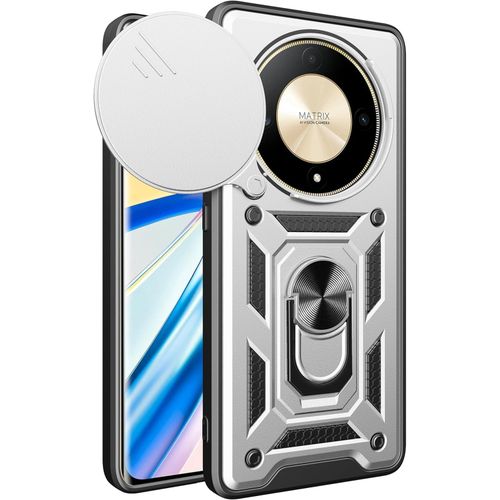 Shield Full Protection Case With Metal Ring &Slide Camera Cover For Honor X9b