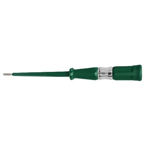 190mm Large Green Plastic Insulated Voltage Tester Screwdriver