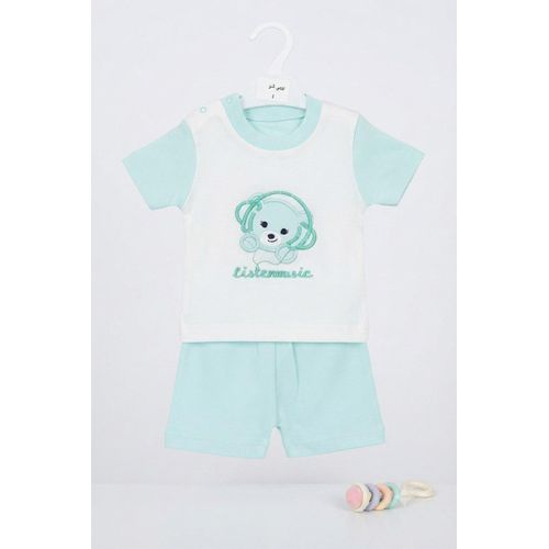 BABY Girls Cotton Pajamas - TWO Pieces Set - 603B-T