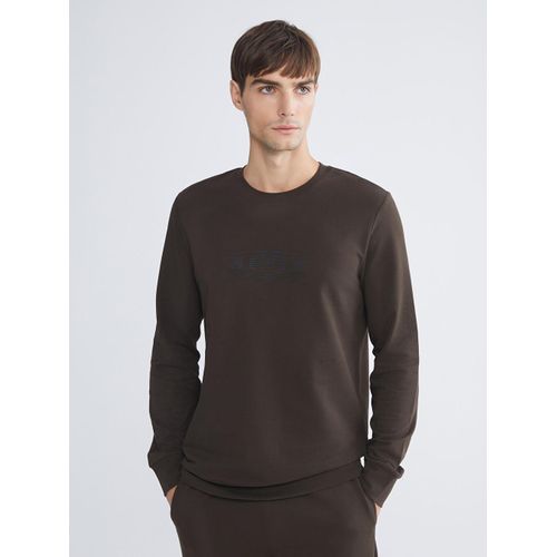 Crew Neck Printed Men's Sweatshirt