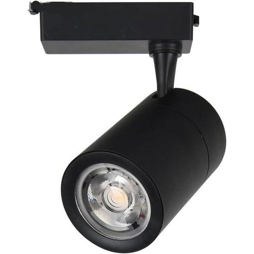 Spots LED Adjustable Track Light for Ceilings & Walls (30W - Black - Warm White)