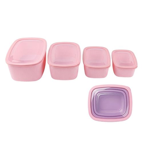 Fridge Storage Box Set Pink - A210-739